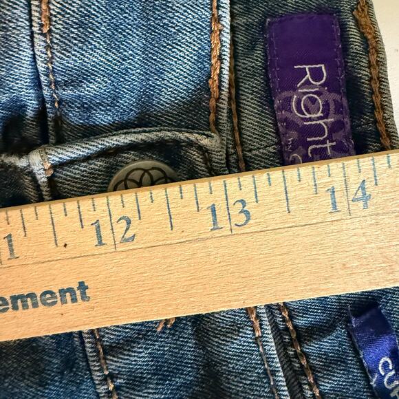 Catherine's Right Fit Curvy Jean Plus Stretch Denim Med Wash Straight Leg 14WP - Picture 10 of 12